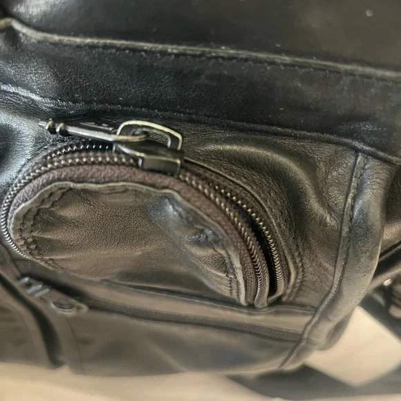TUMI Leather Expandable Bag - Picture 11 of 16